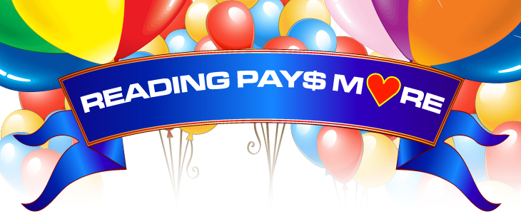 Reading Pays More balloons